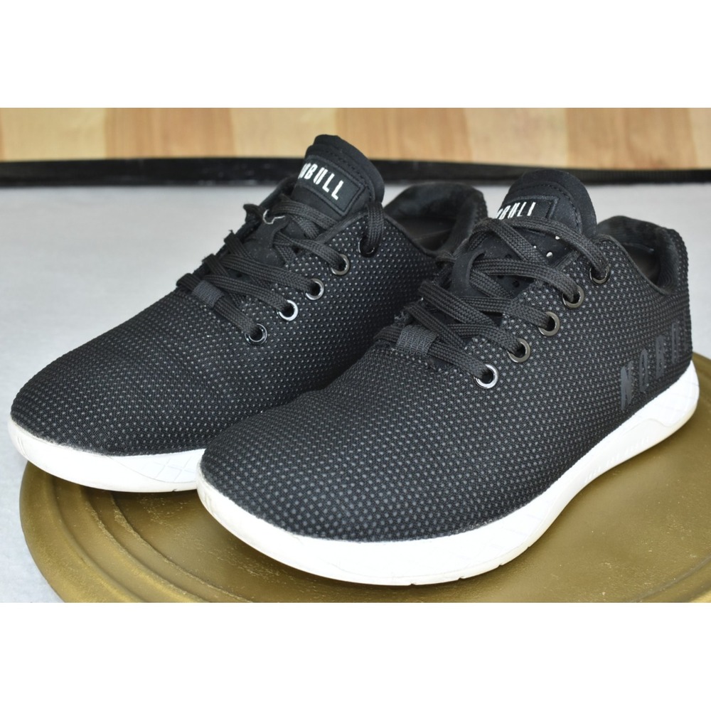 Nobull Super Fabric Trainers Unisex Shoes Size M-6.5 W-8 Black Trainers Sneakers